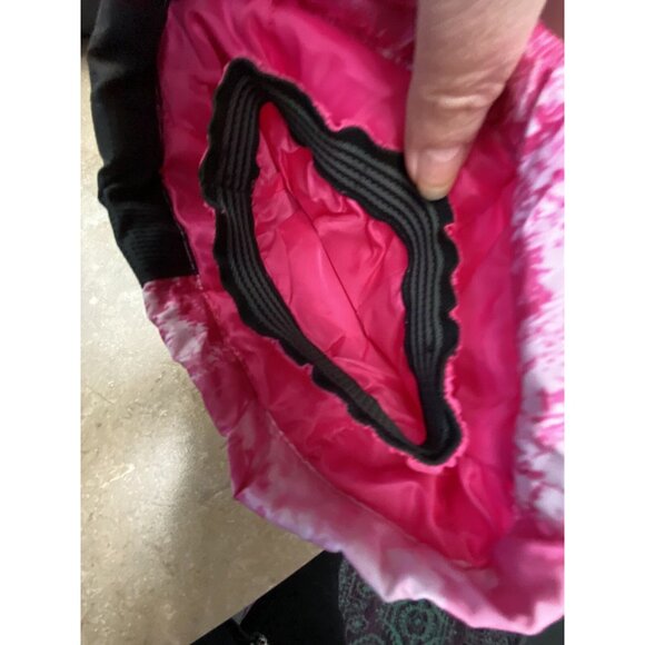 Mountain Expedition Snow Pants Girls Size 11 / 12 Abstract Camo Pink Color NWT - Picture 8 of 11